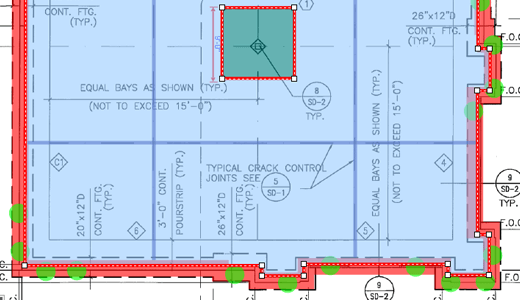 Concrete - Takeoff Tab